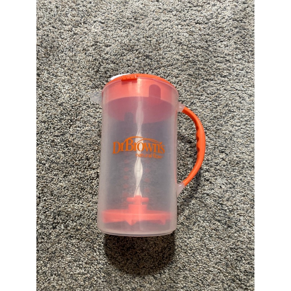 Dr. Brown's Natural Flow Formula Mixing Pitcher Orange 32oz BPA Free 925